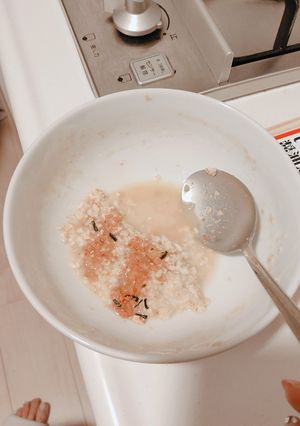 オートミールを使ったあったかおかゆ♪-レシピのメイン写真