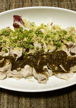 アカモクの冷しゃぶサラダ-レシピのメイン写真