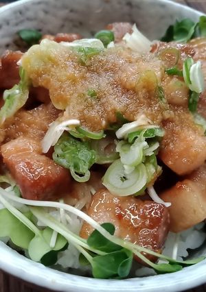 かんたんおいしい！ コロコロ角煮豚丼-レシピのメイン写真