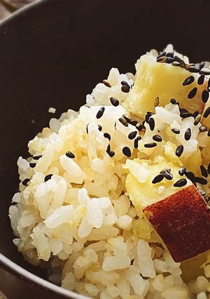 和食の基本 - さつまいもご飯 お月見に-レシピのメイン写真