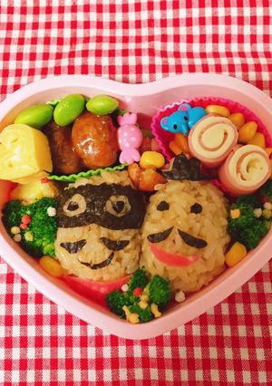 ペッパピッグ　ポテト　キャラ弁　デコ弁-レシピのメイン写真