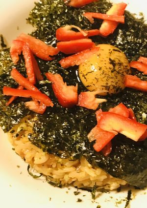 たまごのせ海苔チャーハン●キムチの素風味-レシピのメイン写真