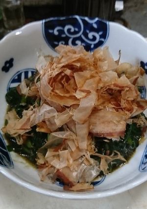 サツマイモの葉(簡単)甘酢醤油びたし-レシピのメイン写真