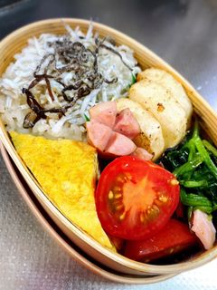 ほうれん草とハムのバター炒め弁当-レシピのメイン写真