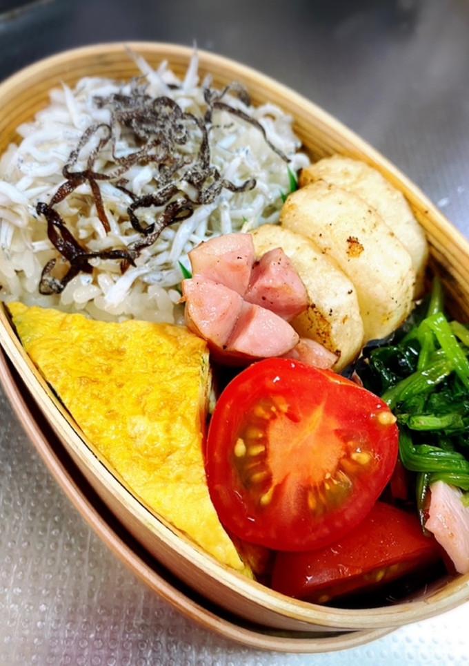 ほうれん草とハムのバター炒め弁当-レシピのメイン写真
