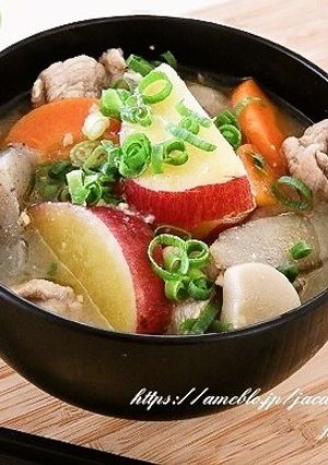 具沢山☆さつまいもの豚汁-レシピのメイン写真