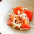 えのき・トマトの梅あえ♪さっぱりツルツル