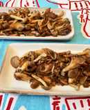ジャズレストランの舞茸のソテー