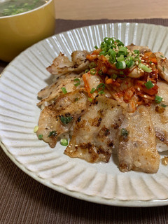 ねぎ塩豚カルビ丼-レシピのメイン写真