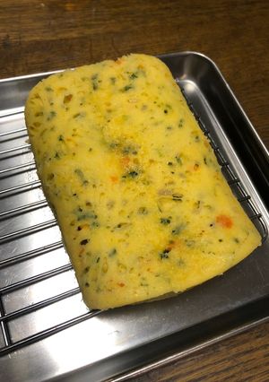【離乳食】レンジで簡単野菜蒸しパン-レシピのメイン写真