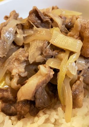 牛肉と玉ねぎがあればこれ！牛丼大好き-レシピのメイン写真