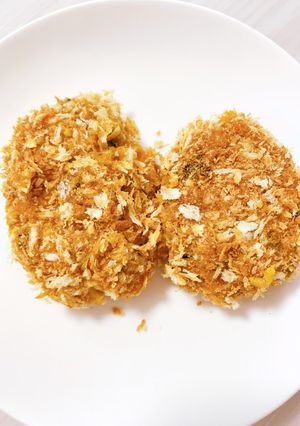 ダイエット　揚げないかぼちゃコロッケ-レシピのメイン写真