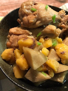 炊飯器で◎手羽元と牛蒡と栗の蜂蜜味噌煮-レシピのメイン写真