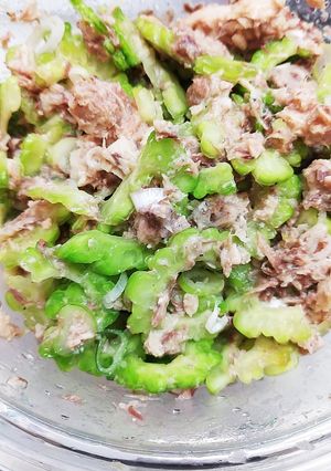 ゴーヤ鯖缶に、ちょっと〜-レシピのメイン写真