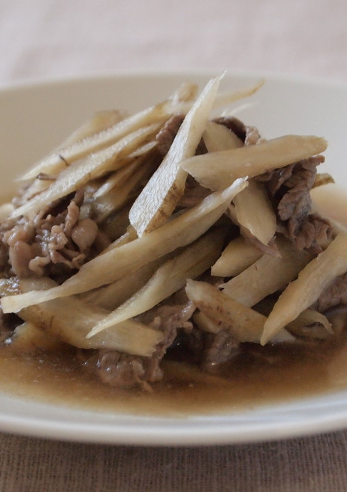ごぼうと牛肉のさっと煮-レシピのメイン写真