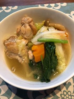 手羽元で♫圧力鍋でサムゲタン風スープ-レシピのメイン写真