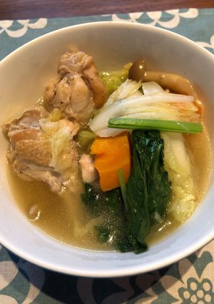 手羽元で♫圧力鍋でサムゲタン風スープ-レシピのメイン写真
