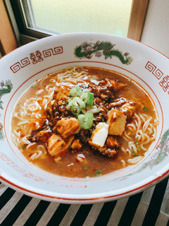四川風♡麻婆味噌ラーメン-レシピのメイン写真