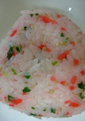 さっぱり美味しい♪紅生姜のおにぎり-レシピのメイン写真