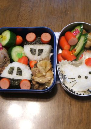 幼稚園のキャラ弁（パトカー）-レシピのメイン写真