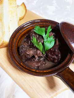 牛すじの赤ワイン煮-レシピのメイン写真