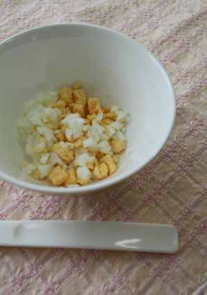 たまごの離乳食-レシピのメイン写真