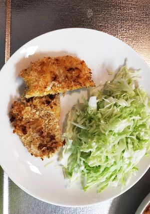 鶏胸肉でノンオイルなチキンカツ-レシピのメイン写真
