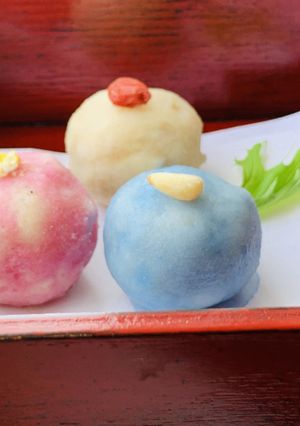 お月見3色団子♡-レシピのメイン写真