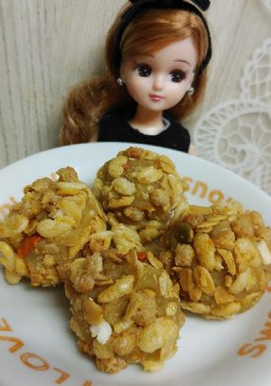 リカちゃん♡さつま芋カレーグラノラボール-レシピのメイン写真