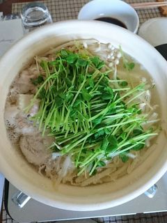豚バラともやし豆腐だけの鍋q(^-^q)-レシピのメイン写真