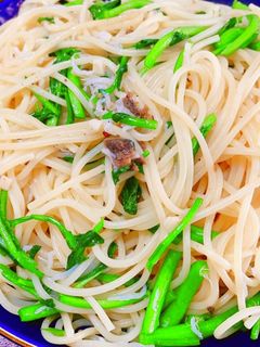 クレソンとしらすの和風パスタ-レシピのメイン写真