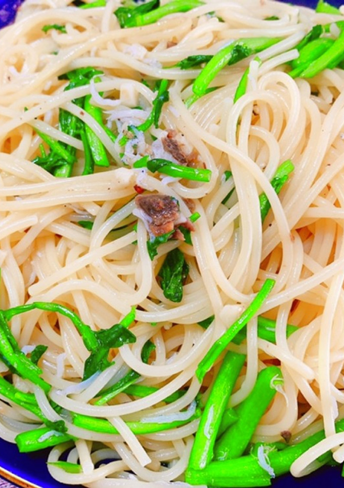 クレソンとしらすの和風パスタ-レシピのメイン写真
