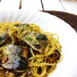 シチリア風さんまのスパゲッティ