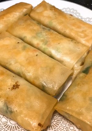 海老と山芋の春巻き-レシピのメイン写真