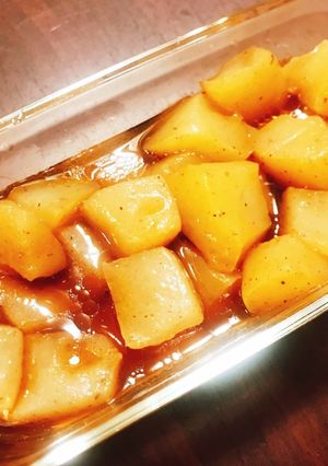 レンジで簡単！こんにゃくの煮物-レシピのメイン写真