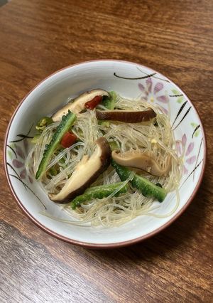 ゴーヤのタイ風春雨サラダ-レシピのメイン写真