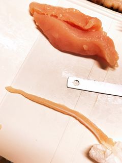 簡単!ささみの筋の取り方-レシピのメイン写真