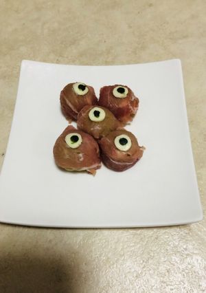 ハロウィン　目玉　生ハム-レシピのメイン写真