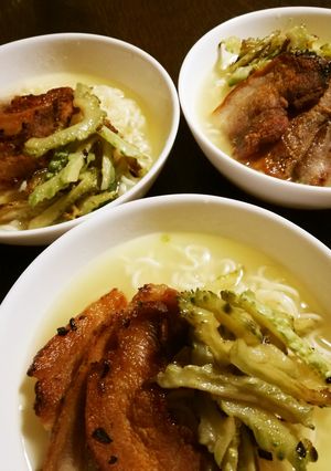 カリカリ豚バラのっけ塩ラーメン-レシピのメイン写真
