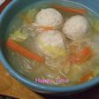 うちの子が好きな春雨と鶏団子の中華スープ