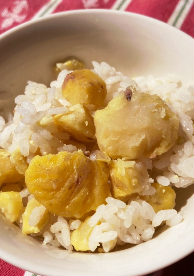 栗が美味しい　栗ご飯　炊飯器で簡単♪-レシピのメイン写真