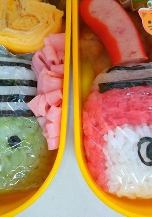 キャラ弁 ☆ 脱獄ごっこ まいぜん-レシピのメイン写真