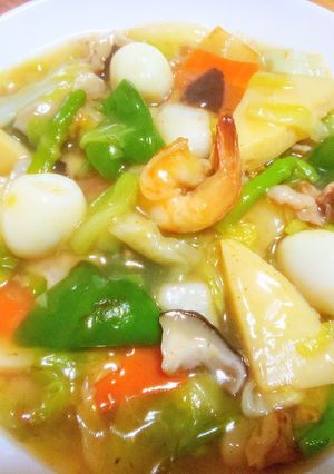 ご飯が進むあんかけたっぷり八宝菜-レシピのメイン写真