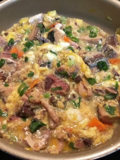 サバ缶の卵とじ丼ぶり-レシピのメイン写真