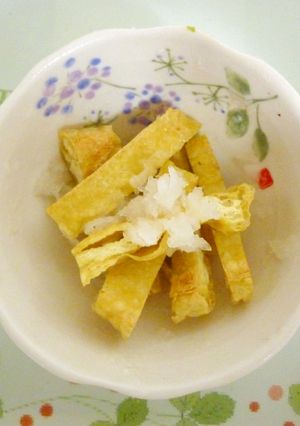 簡単！油揚げのおつまみ-レシピのメイン写真