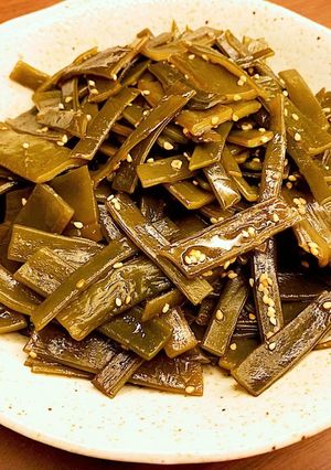 簡単味付け！箸が進む茎わかめの炒め煮☆-レシピのメイン写真
