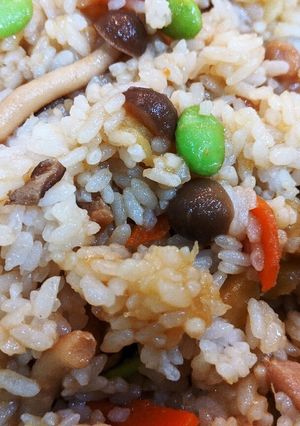 【給食マネ】 秋の香りごはん-レシピのメイン写真
