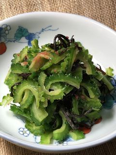 ゴーヤの梅昆布和え-レシピのメイン写真