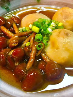 No2669大ナメコと里芋の煮物-レシピのメイン写真