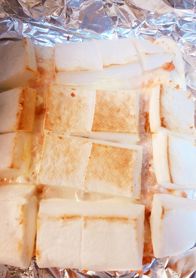 簡単！はんぺんの鮭フレークチーズ焼き-レシピのメイン写真